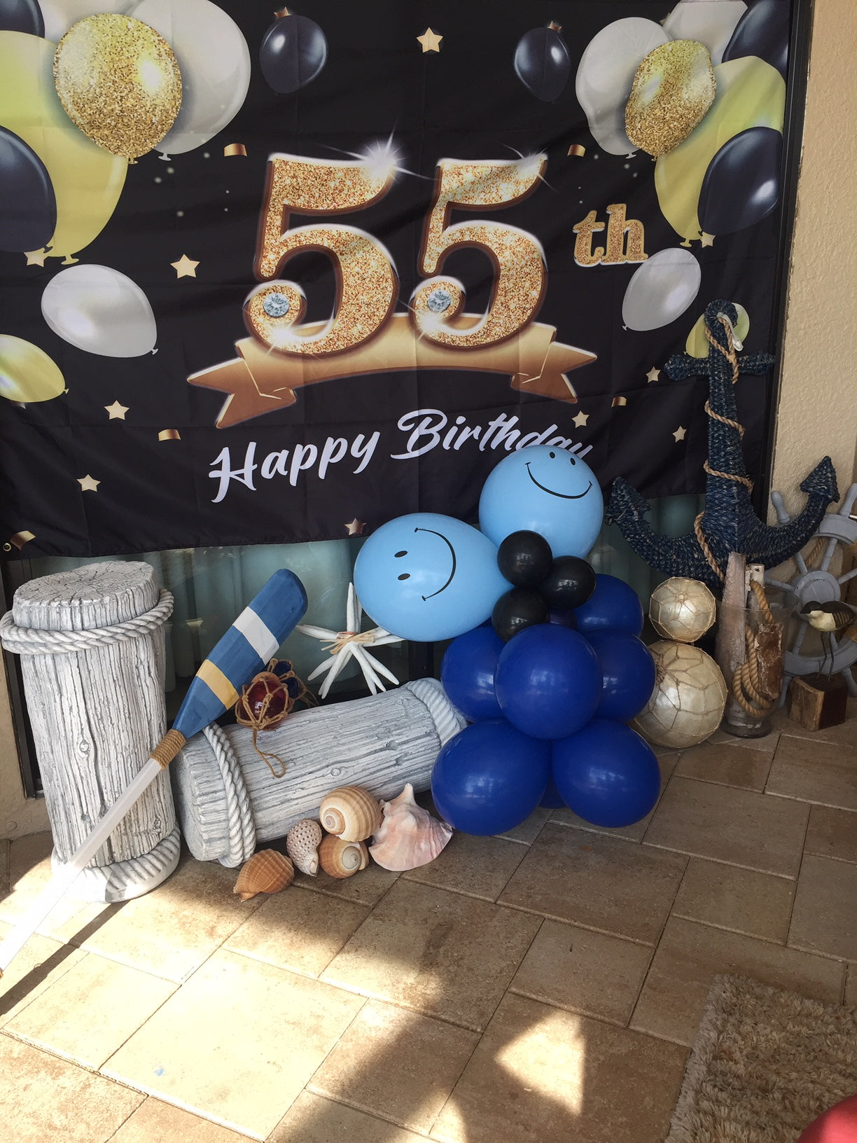 Nautical Themed Birthday Backdrop  IV Gifts & Affordable Wedding – IV  Gifts & Affordable Weddings