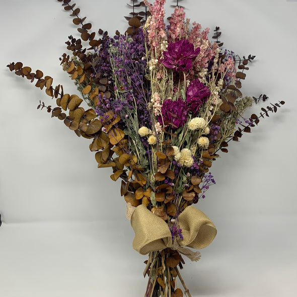 GIFTABLE MIXED FLOWER BOUQUET, WITH ASSORTED REAL DRIED FLOWERS