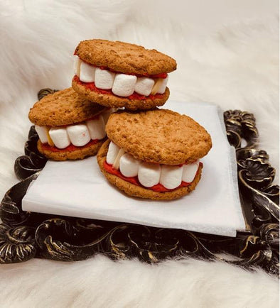 Halloween  "Vampire Smile" cookies
