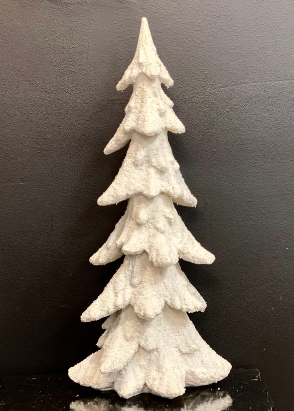 LARGE WHITEWOOD CHRISTMAS TREE WITH SPARKLES