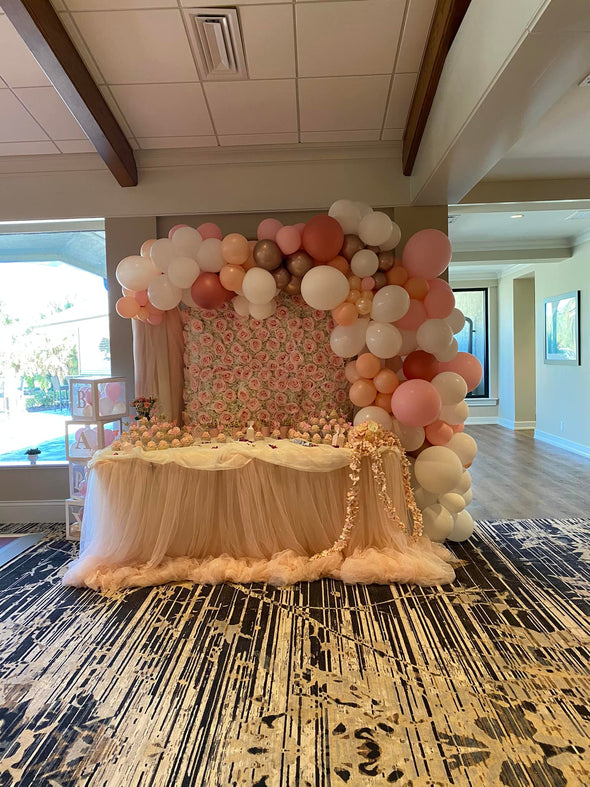 "Pretty in Pink"  Baby Shower Balloon Arch