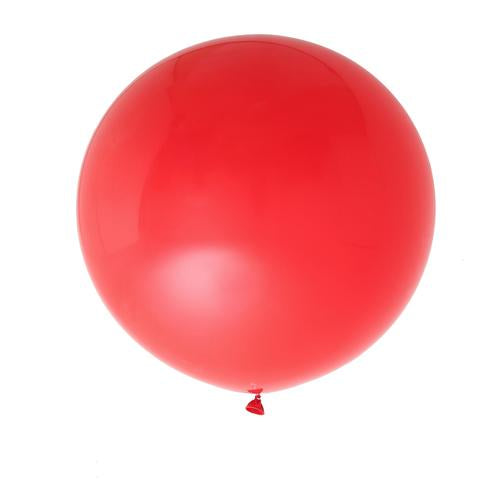 32" LARGE RED ROUND LATEX BALLOON