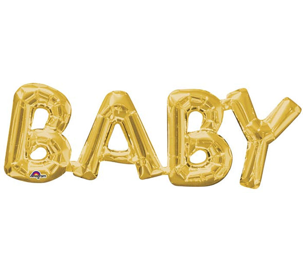 26" BABY" GOLD "BABY" BALLOON