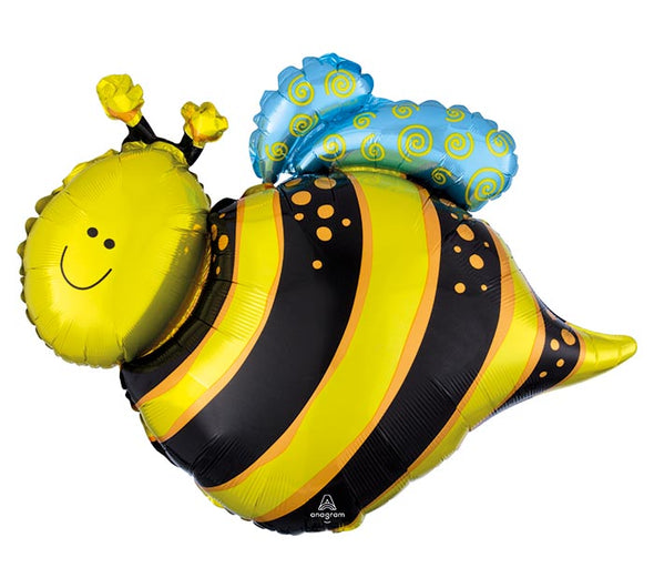 25" HAPPY BEE SHAPE FOIL BALLOON