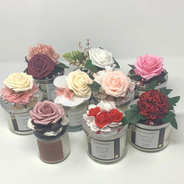 ASSORTED DECORATED CANDLES