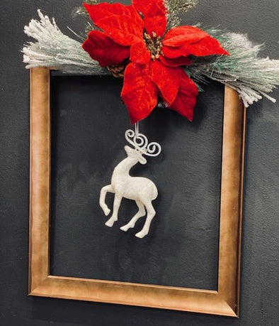Christmas Reindeer Frame Décor