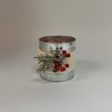 RUSTIC CHRISTMAS CANDLE
