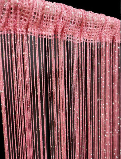 ROSY PINK STRING CURTAIN