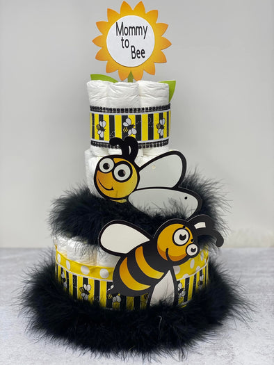 "Mommy to Bee" diaper cake