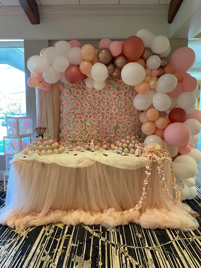 "Pretty in Pink"  Baby Shower Balloon Arch